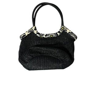Vera Bradley Straw Bucket Tote
